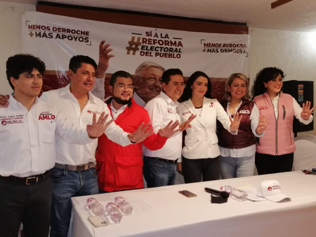 Arranca En El Edom X Campa A Para Promover La Reforma Electoral De Amlo