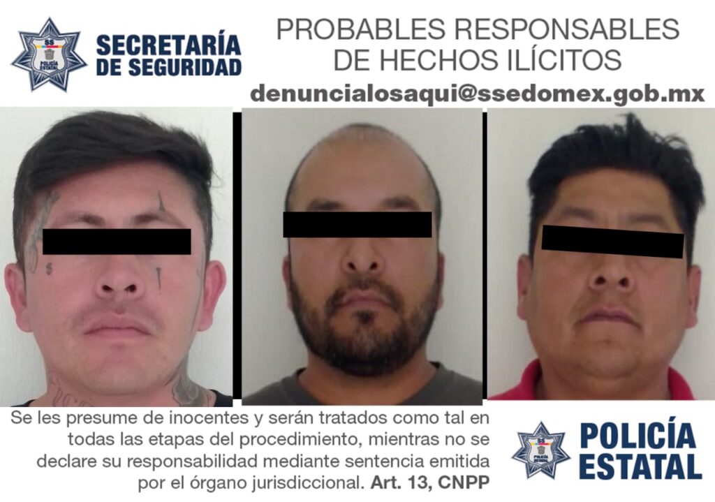 Tras Una Denuncia Ciudadana Detienen A Tres Extorsionadores En Coacalco